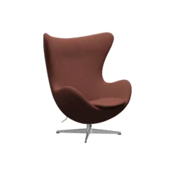 Ægget™ 3316 loungestol, Christianshavn 1133 orange/satin brushed aluminium