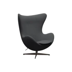 Ægget™ 3316 loungestol, Christianshavn 1170 light grey uni/satin brushed aluminium
