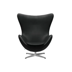 Ægget™ 3316 loungestol, Grace black/satin brushed aluminium