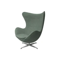 Ægget™ 3316 loungestol, Re-wool 858 aqua/neutral