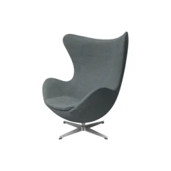 Ægget™ 3316 loungestol, Re-wool 868 light aqua/natural