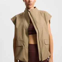 Gilet Cloud, beige taupe