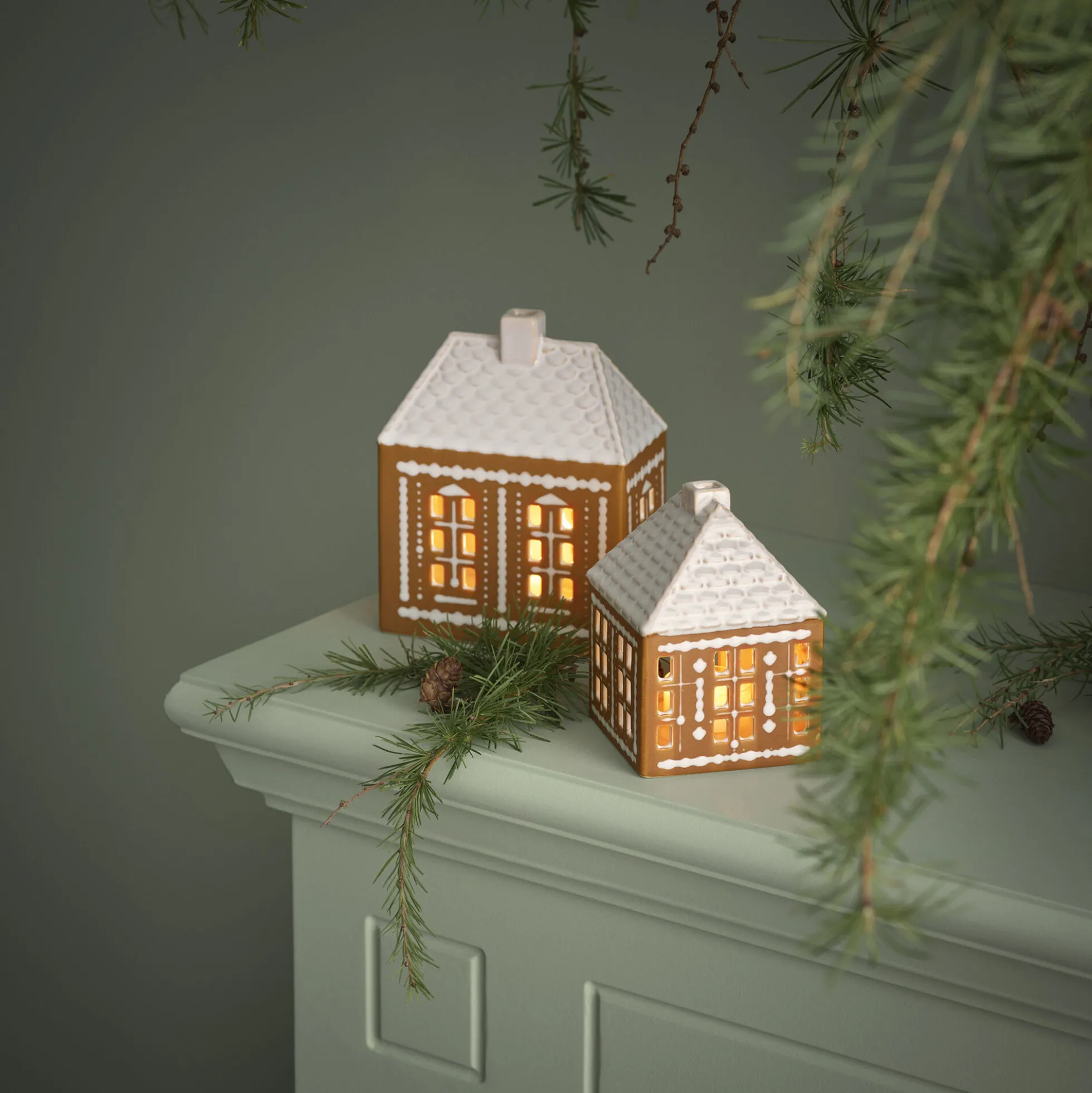 Gingerbread lyshus