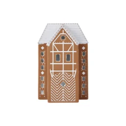 Gingerbread lyshus stor, brun
