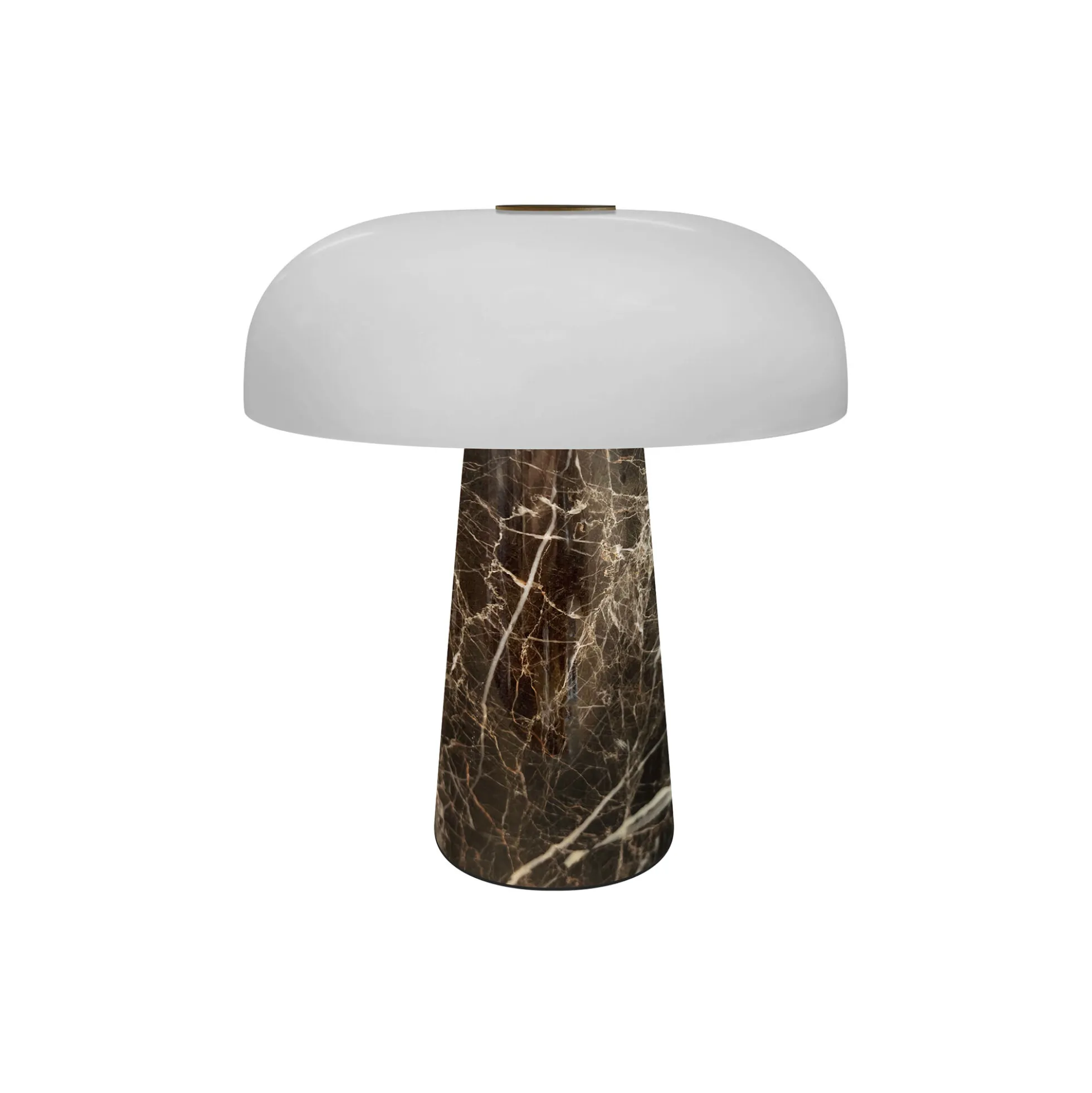Glossy Mini Portable bordlampe, brun