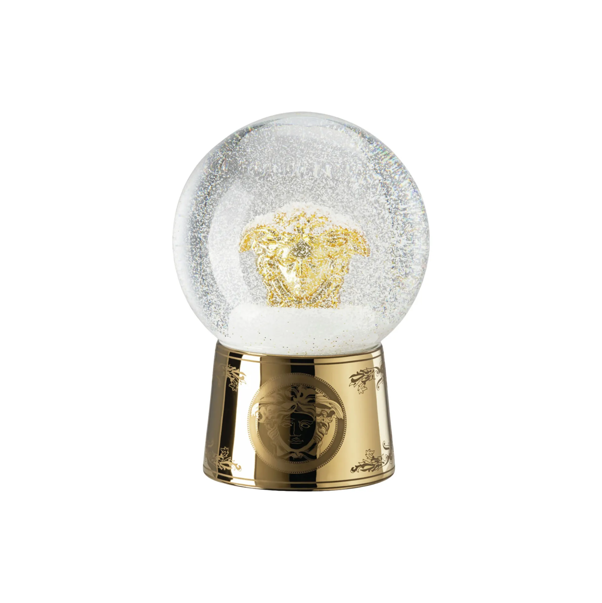 Golden Medusa Snow Globe