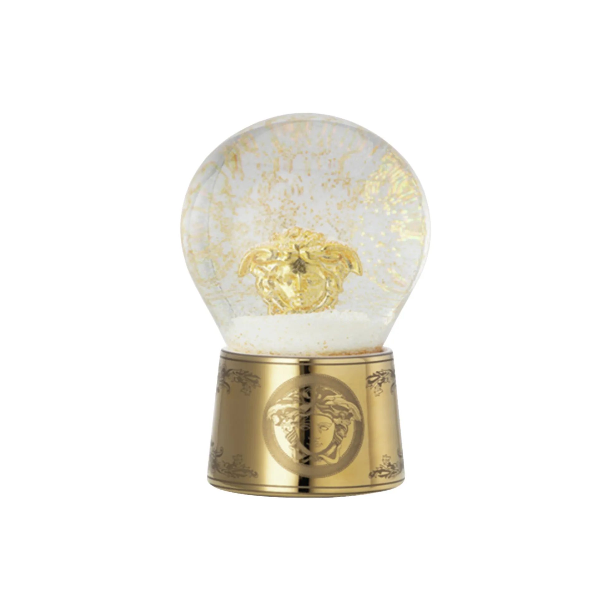 Golden Medusa Snow Globe