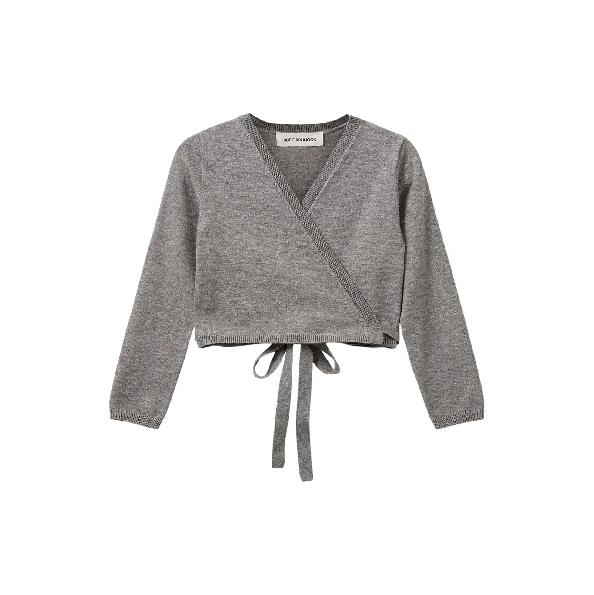 GracySK Cardigan, light grey melange