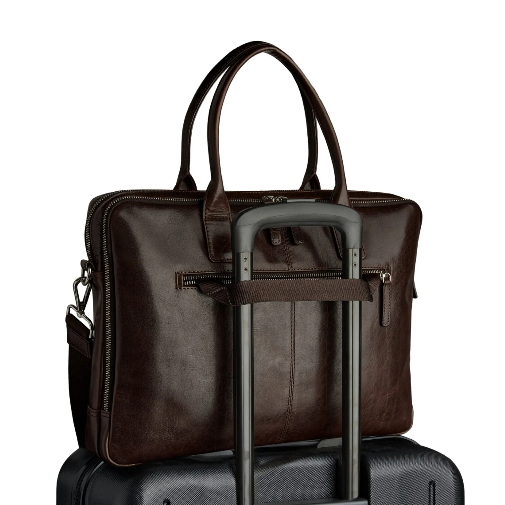 GrantMBG Laptop Bag, espresso brown