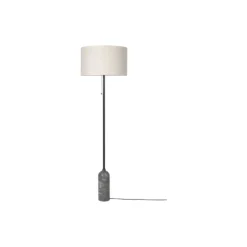 Gravity Floor Lamp, grey marble/canvas