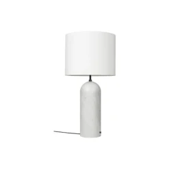 Gravity XL Floor Lamp, white marble/white