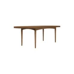 GROOVE COFFEE TABLE OVAL, oiled walnut