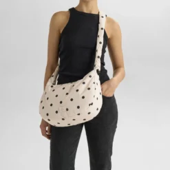 GroundMBG Bag Recycled, polka dot, creme