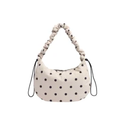 GroundMBG Bag Recycled, polka dot, creme