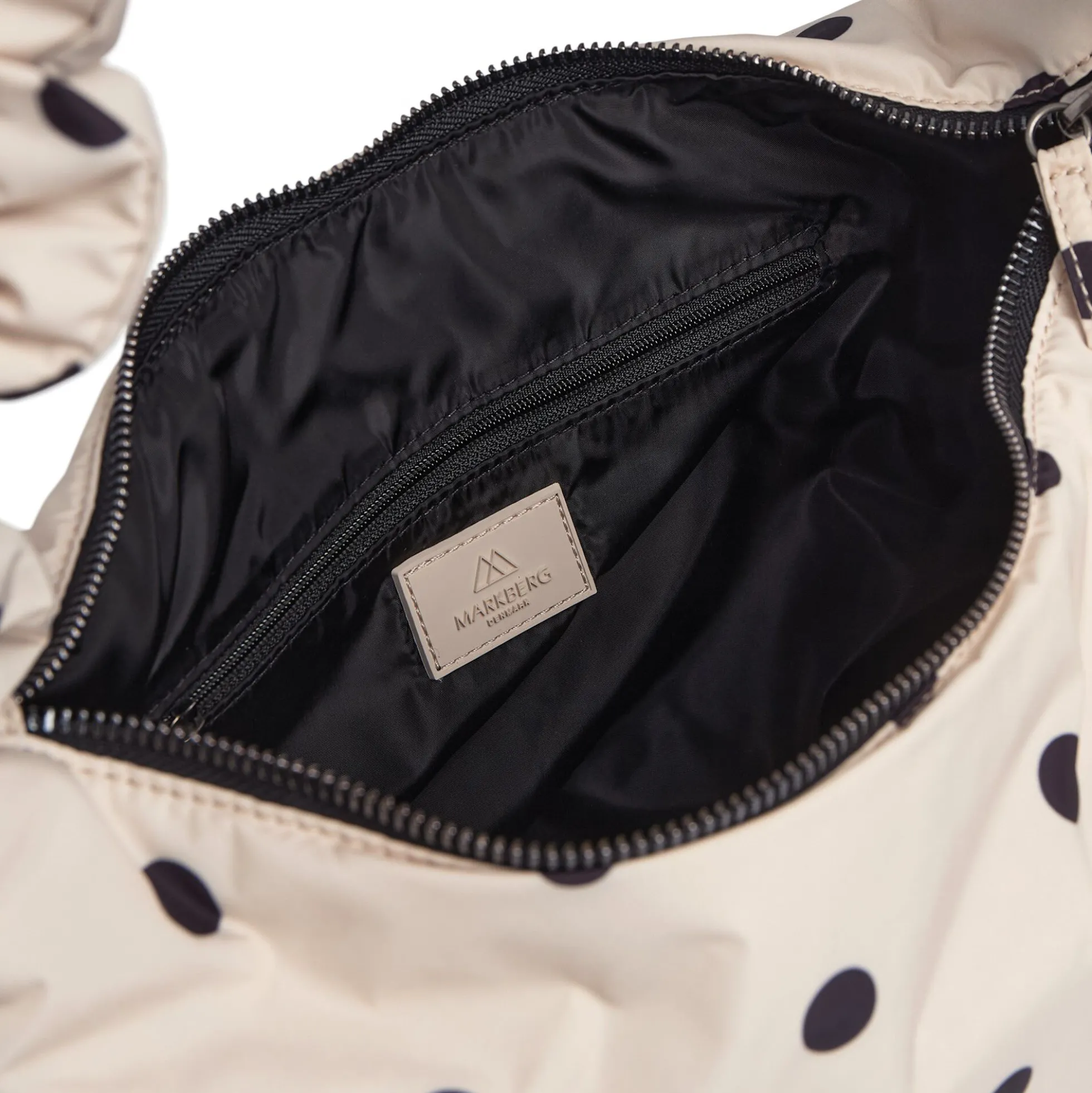 GroundMBG Bag Recycled, polka dot, creme