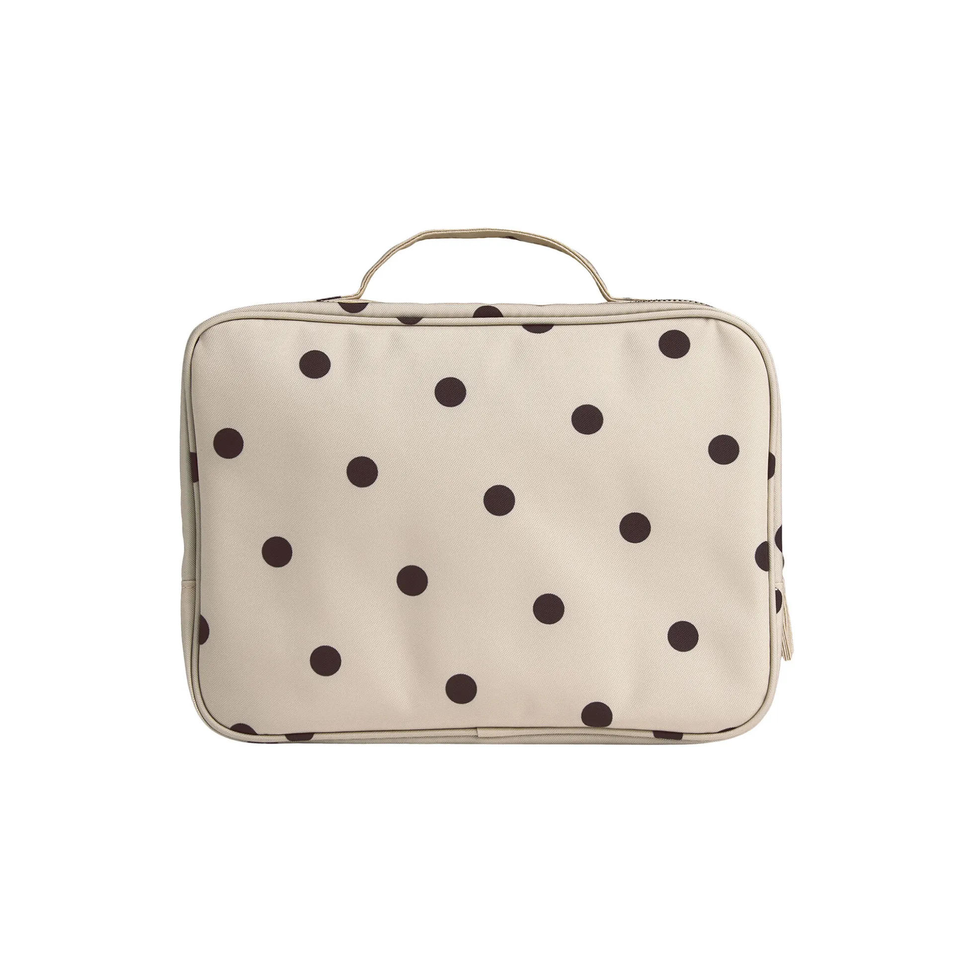 GuardMBG Toiletry Bag Rec., polka dot, creme