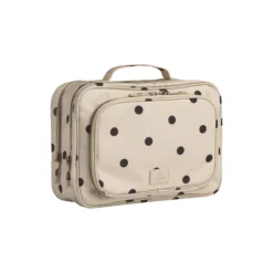 GuardMBG Toiletry Bag Rec., polka dot, creme