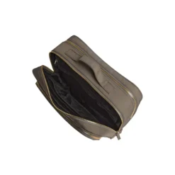 GuardMBG Toiletry Bag Rec., walnut w/gold