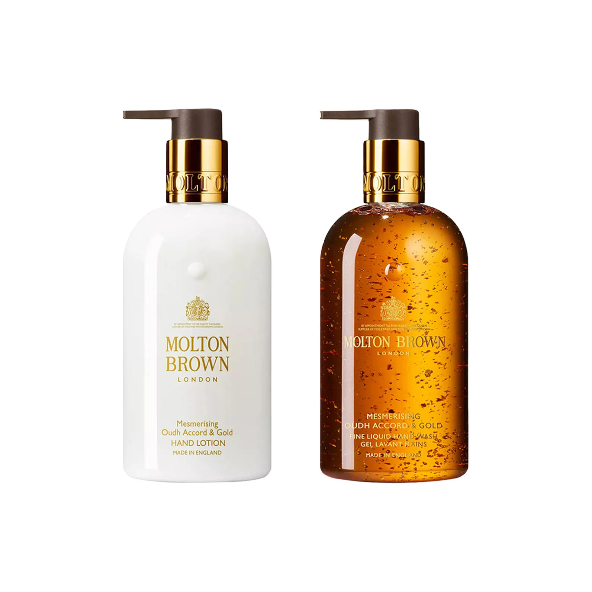 Hand Wash & Hand Lotion, ouch accord & gold fine