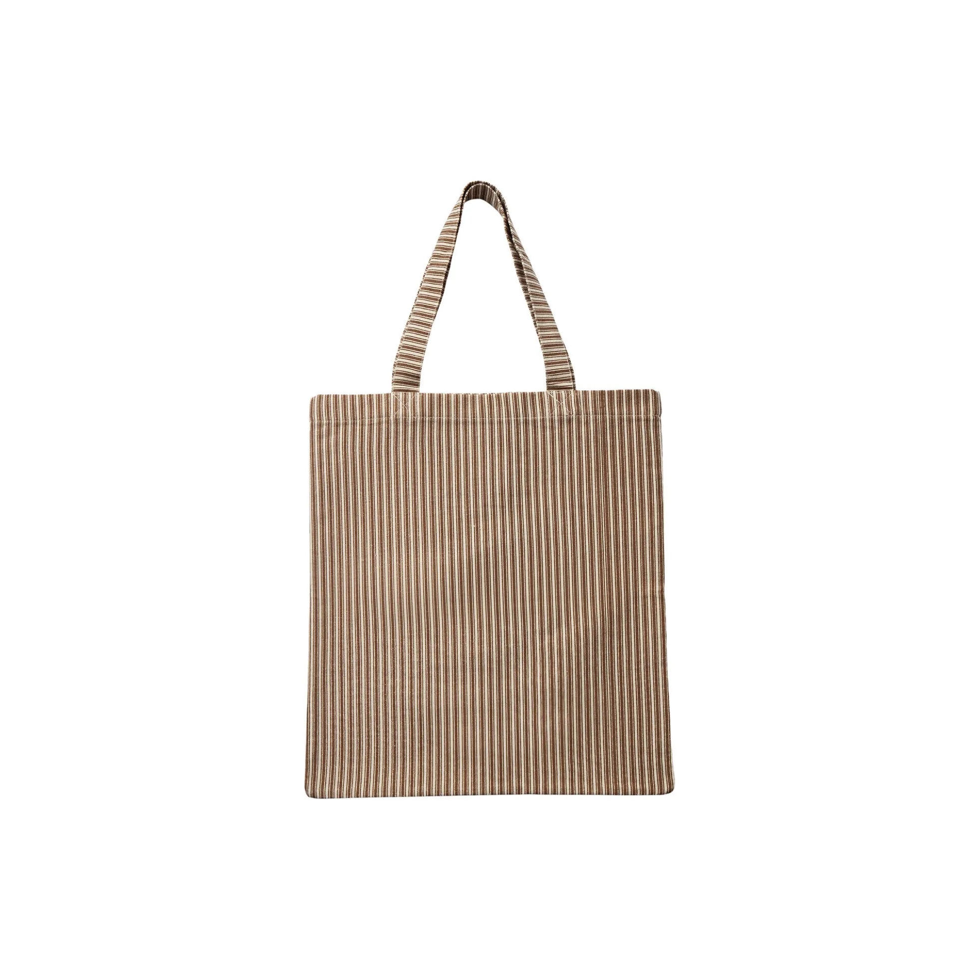HANNESW TOTE BAG, brown striped
