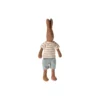 Hare str. 1 med t-shirt og shorts, chokoladebrun