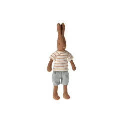 Hare str. 1 med t-shirt og shorts, chokoladebrun