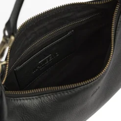 HaydenMBG Crossb. Bag Soft V., black w/br. gold