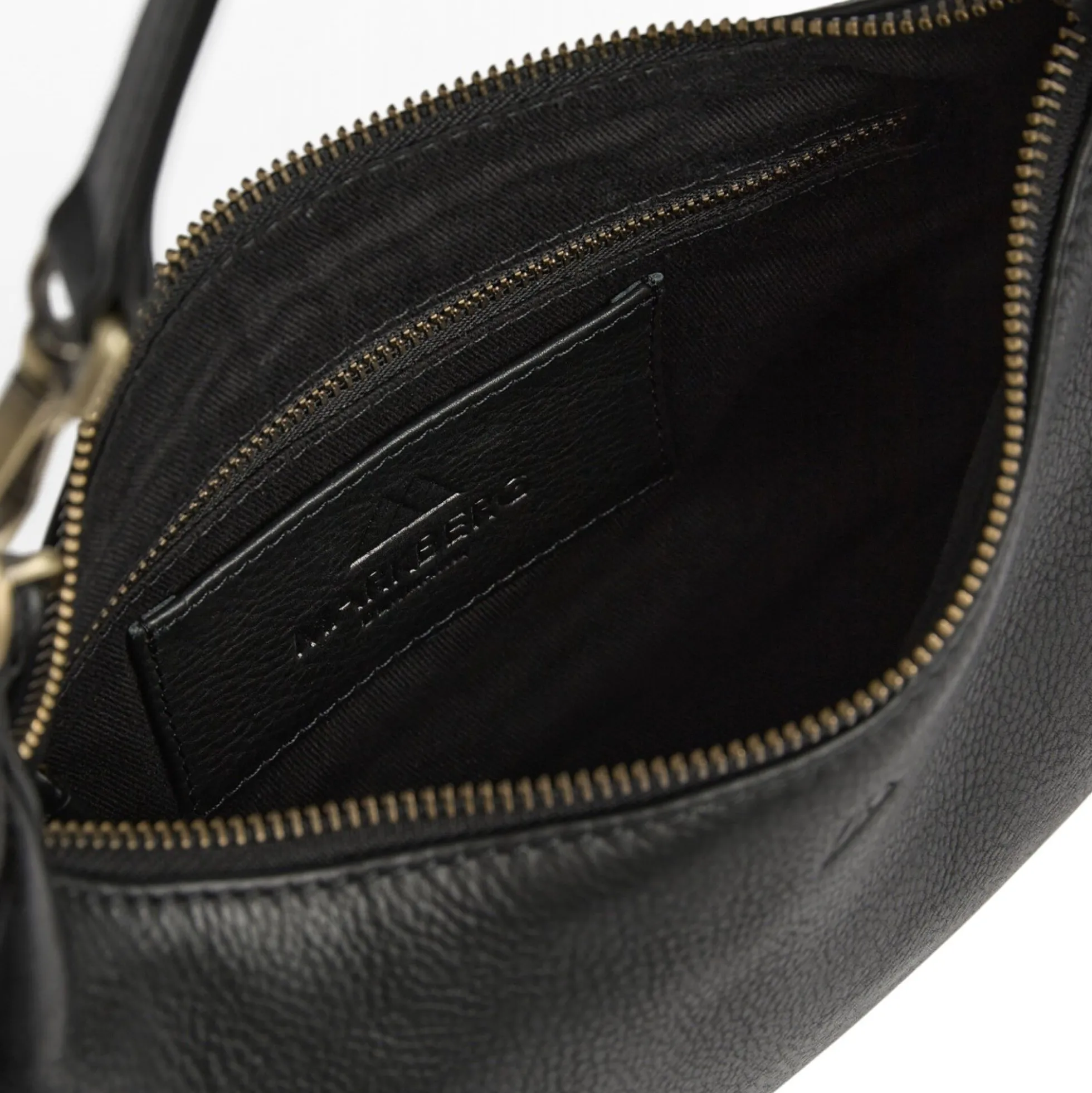 HaydenMBG Crossb. Bag Soft V., black w/br. gold