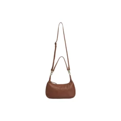 HaydenMBG Crossb. Bag Soft V., cognac w/br. gold