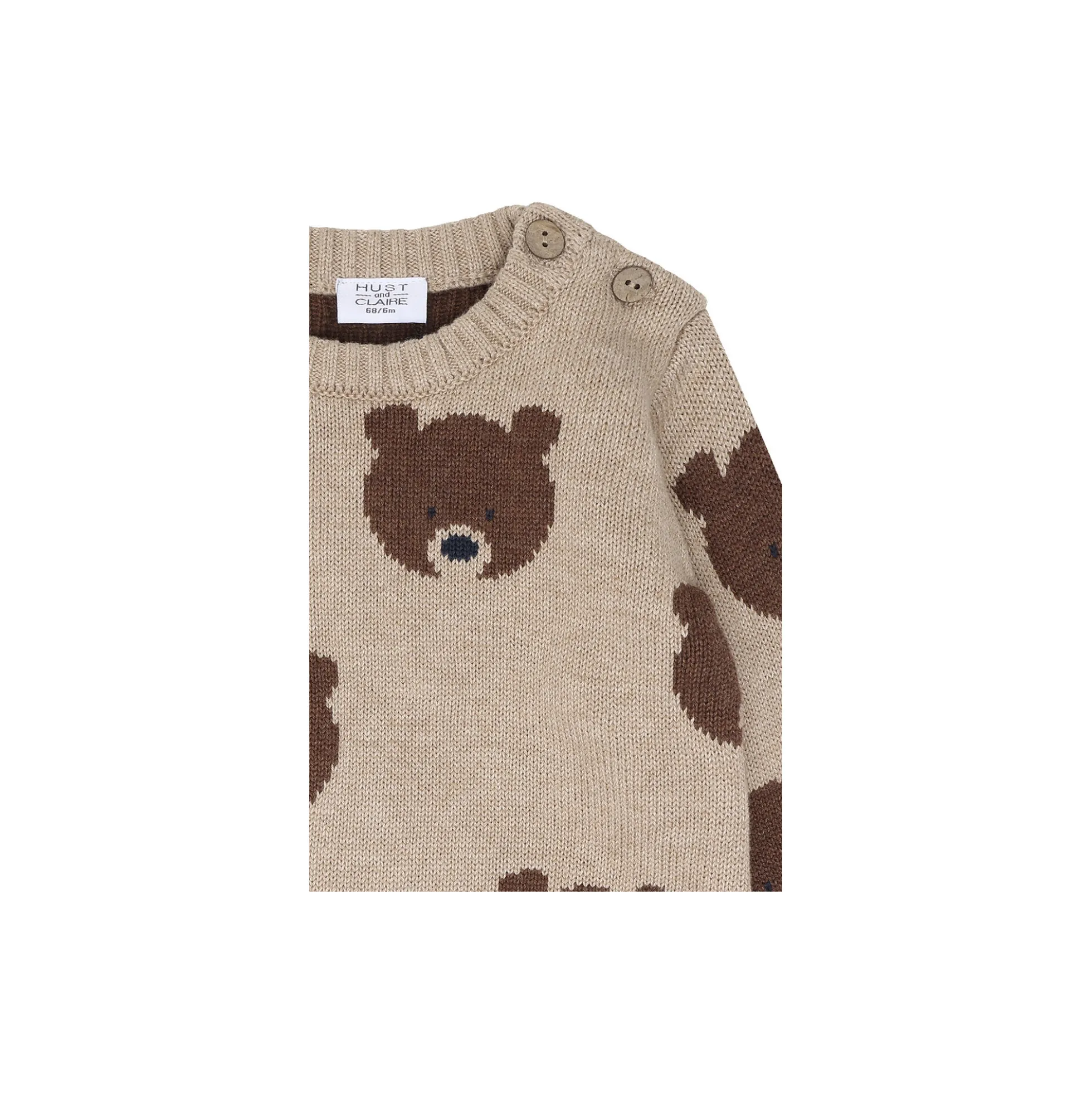 HCPilou Bear, beige melange