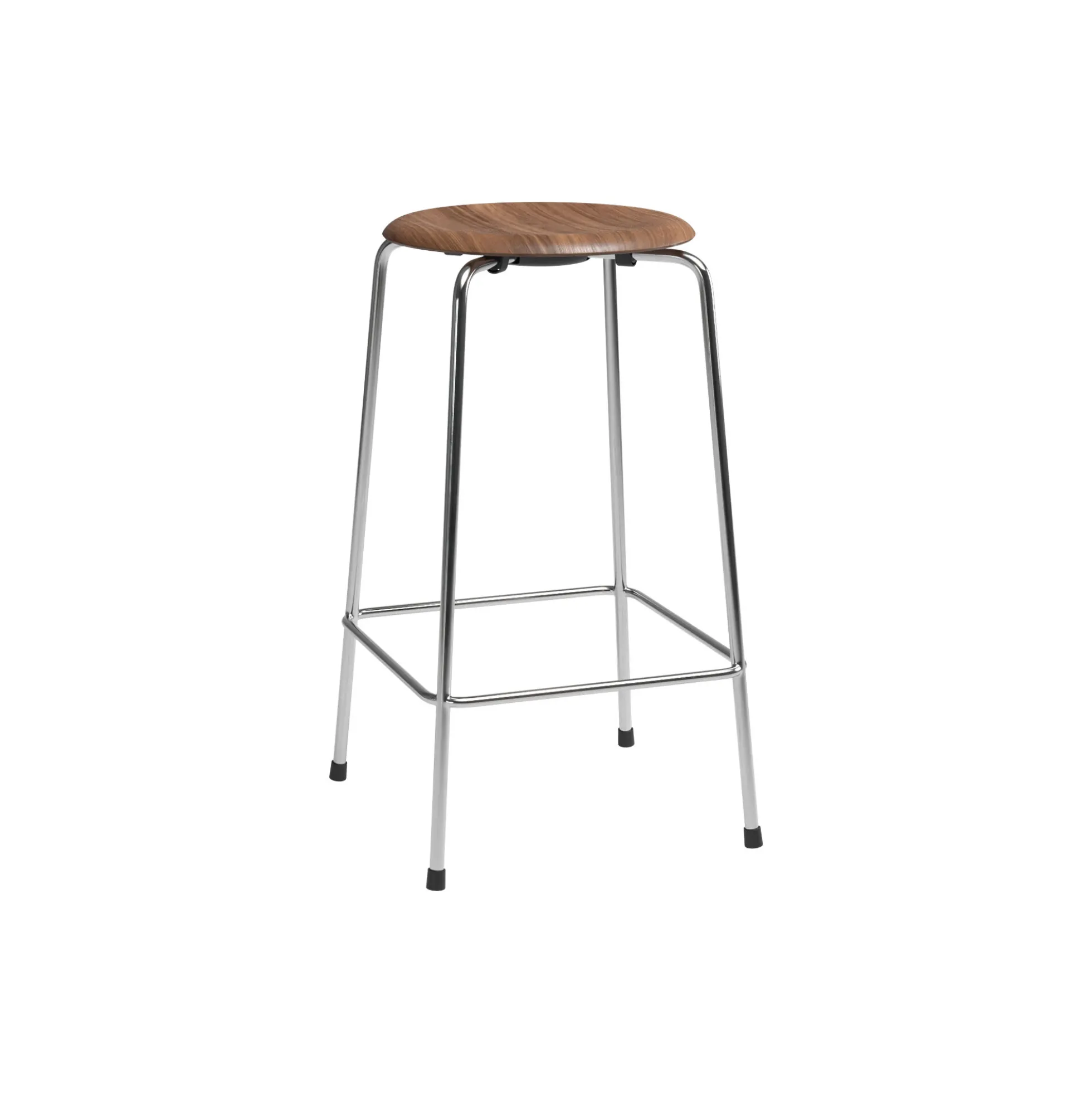 High Dot™ counterstol, lacquered walnut