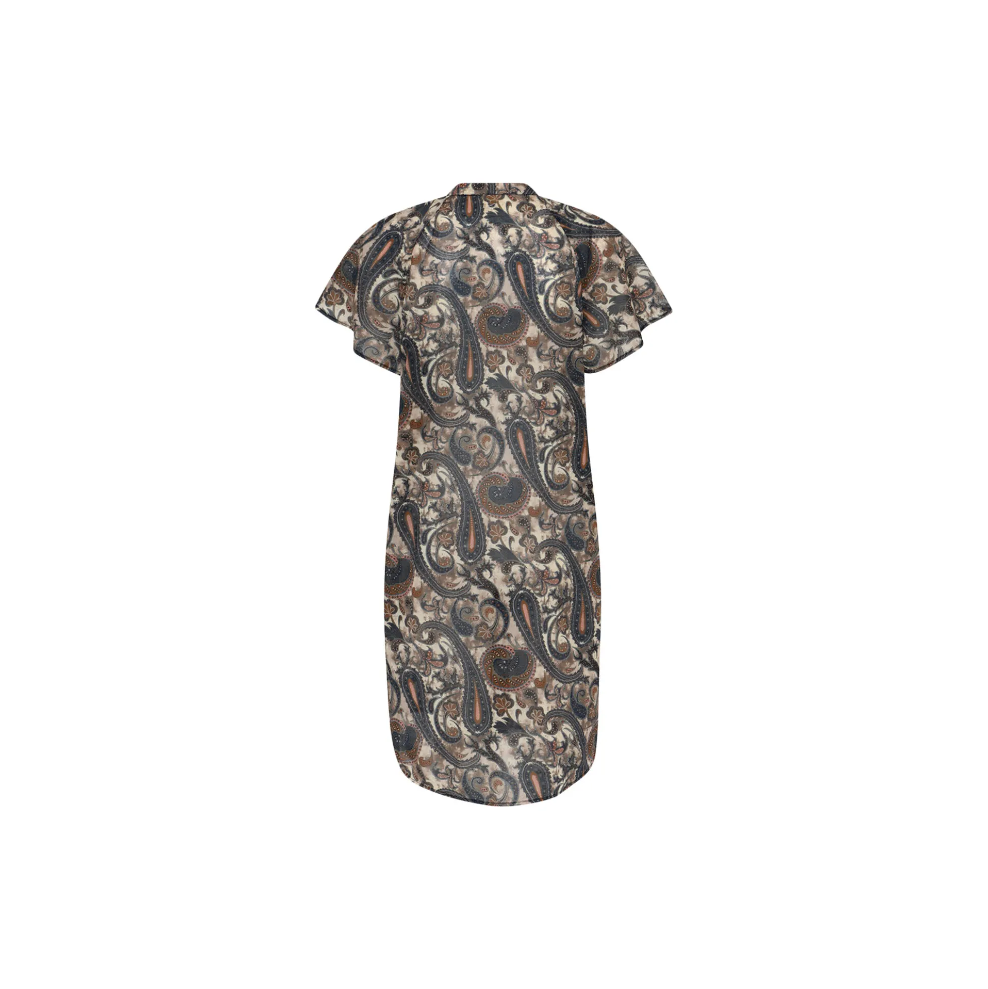 427HMMinna shirt dress, earthy paisley print