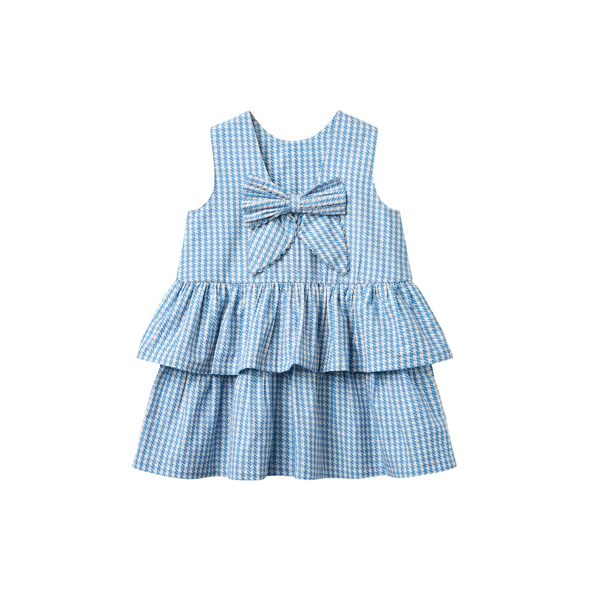 Houndstooth Dress w. Bow