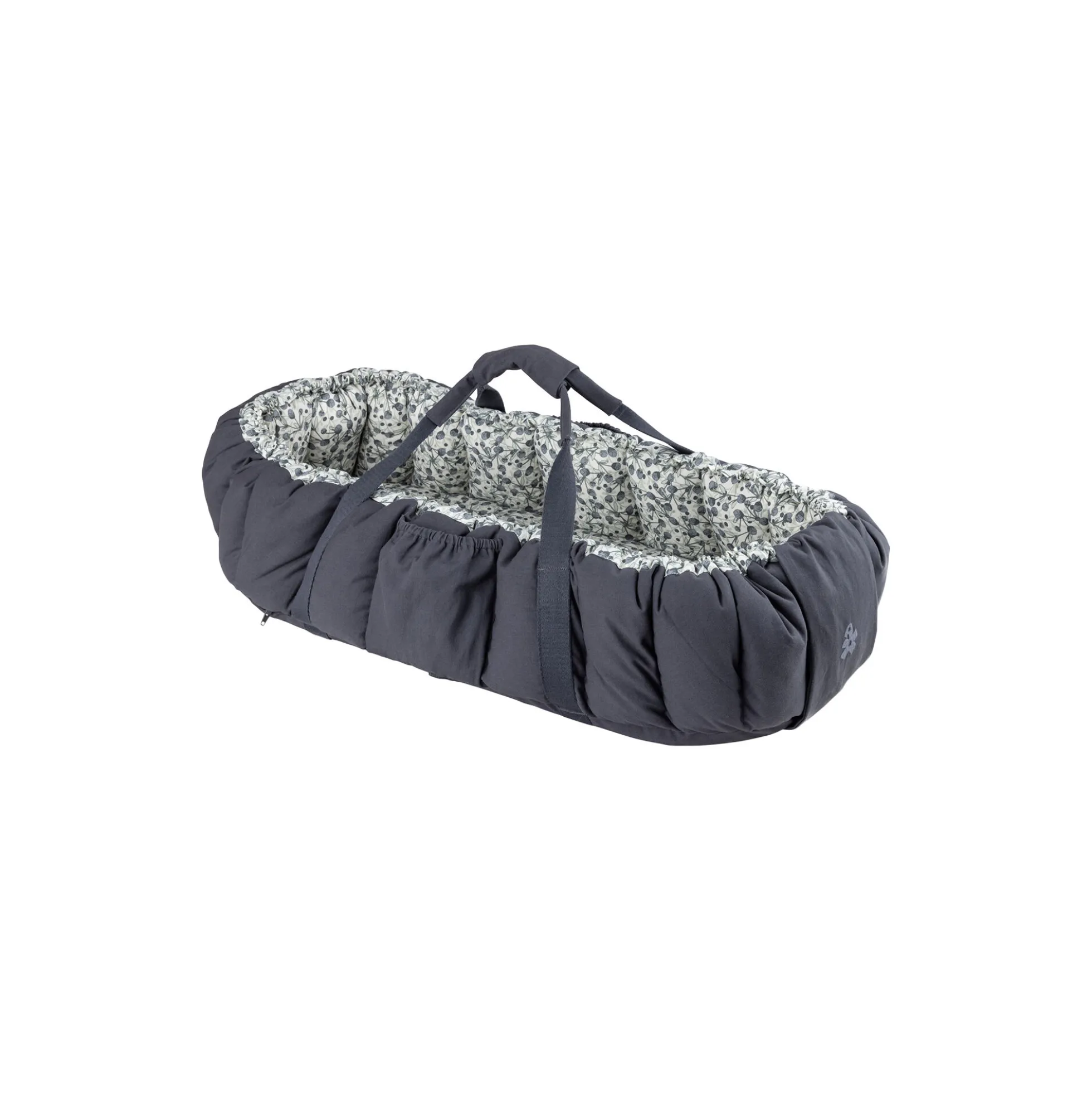 3-i-1 babynest, blue olive