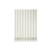 Icons Cotton Twill Waffle Striped Kitchen Towel, sage green/white