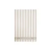 Icons Cotton Twill Waffle Striped viskestykke, beige/white