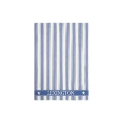 Icons Cotton Twill Waffle Striped viskestykke, blue/white