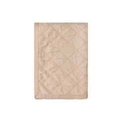 Icons Singature Star Organic Cotton Quilted Bedspread, beige