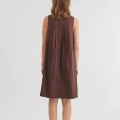Ida Dress, chicory coffee