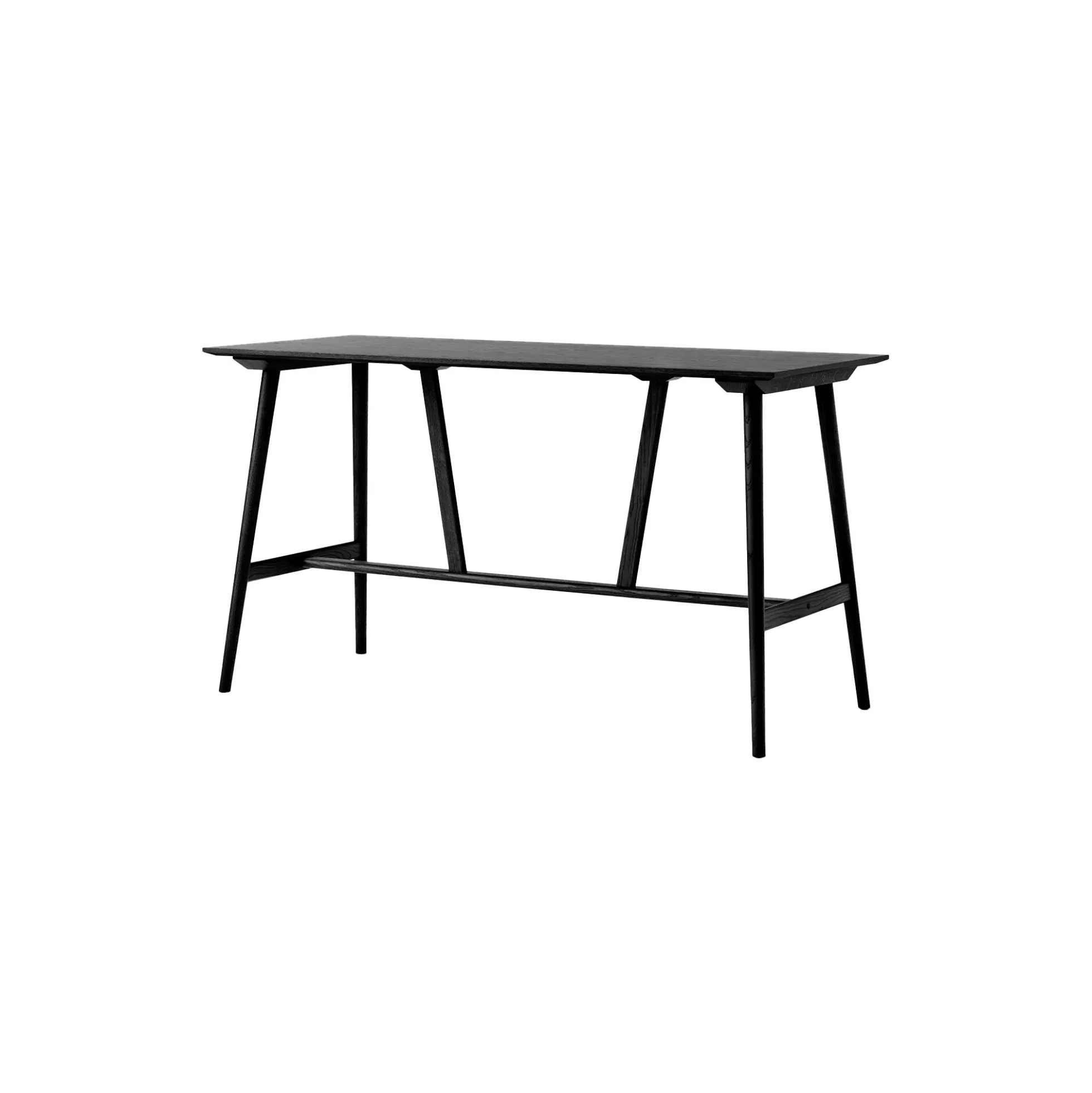 In Between SK28 Bar Table, black lacquered oak