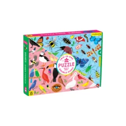Insekter & fugle puslespil