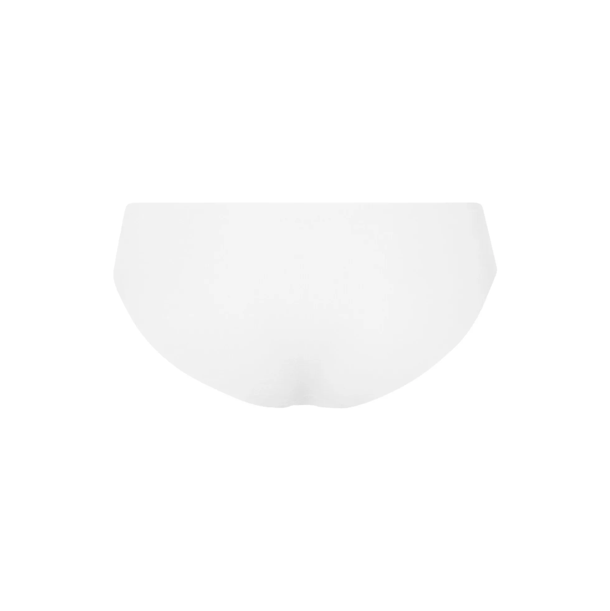 Invisible Cotton Midi Briefs, white