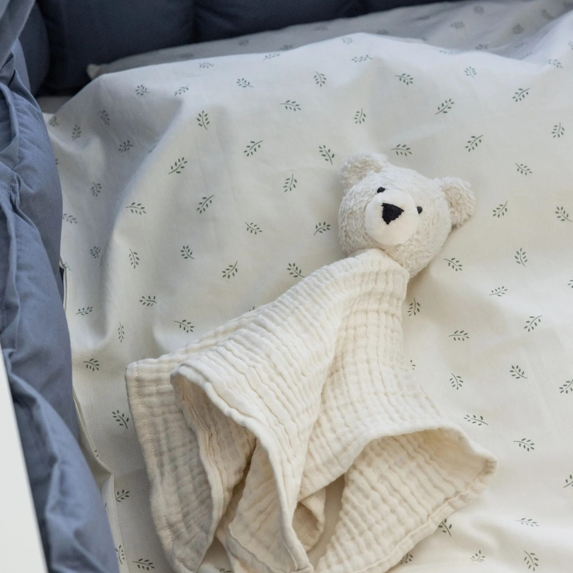 Isbjørnen Beary nusseklud, white