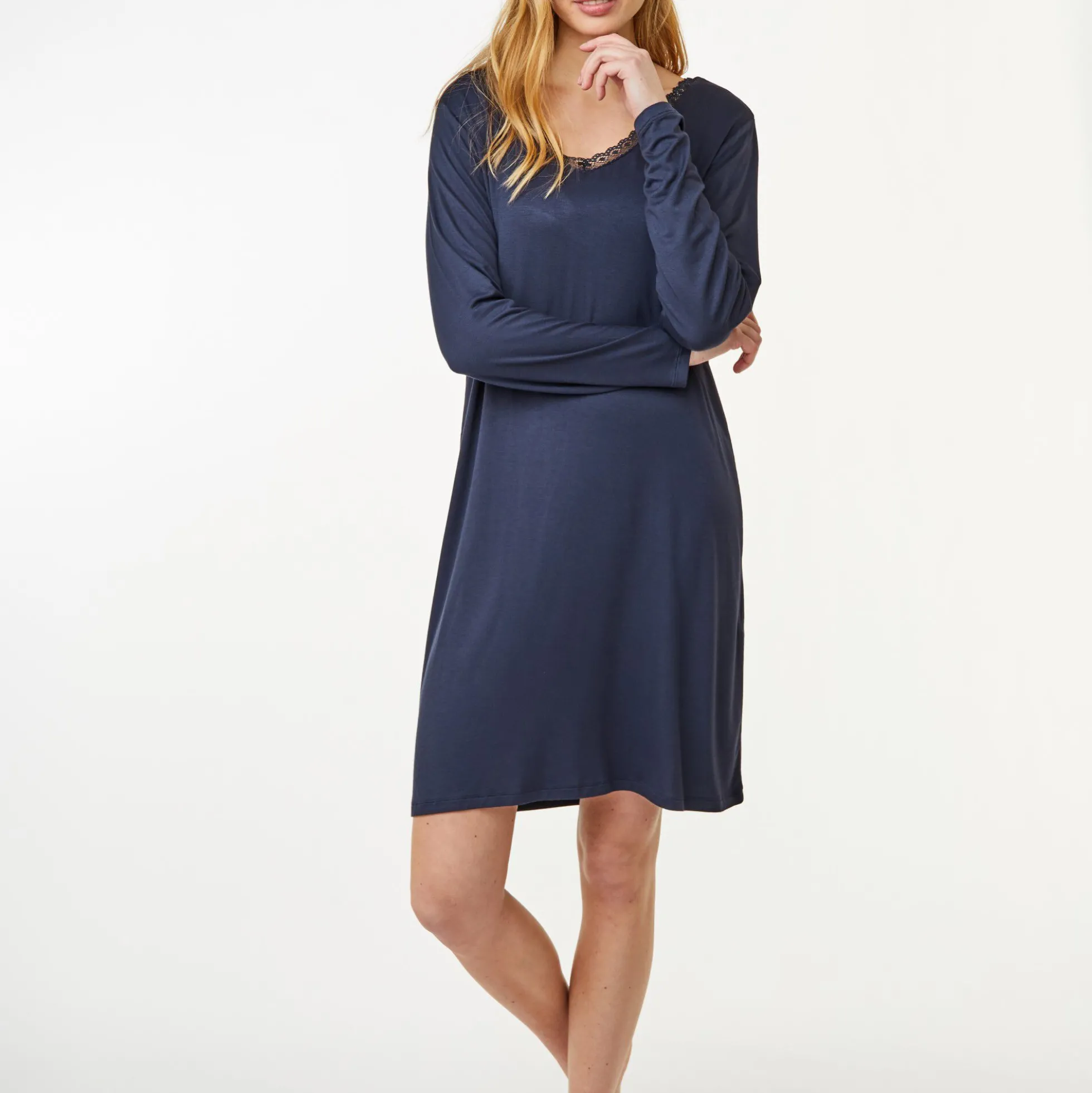 Jacqueline Longsleeved Dress, parisian night
