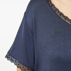 Jacqueline Shortsleeved Dress, parisian night