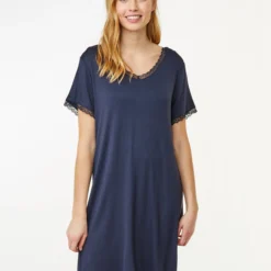Jacqueline Shortsleeved Dress, parisian night