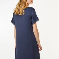 Jacqueline Shortsleeved Dress, parisian night