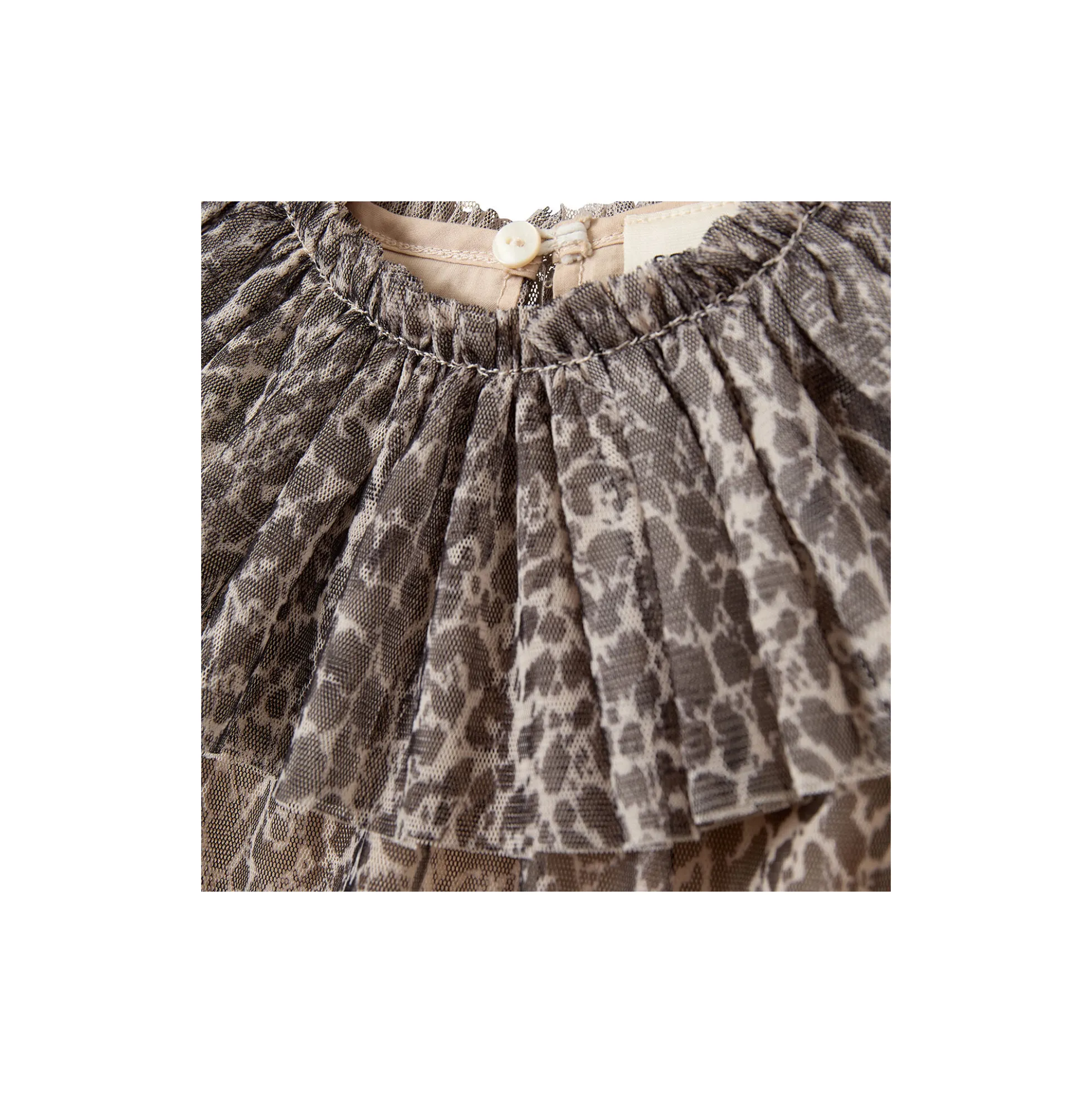 JaimeKB Dress, aop leo light sand
