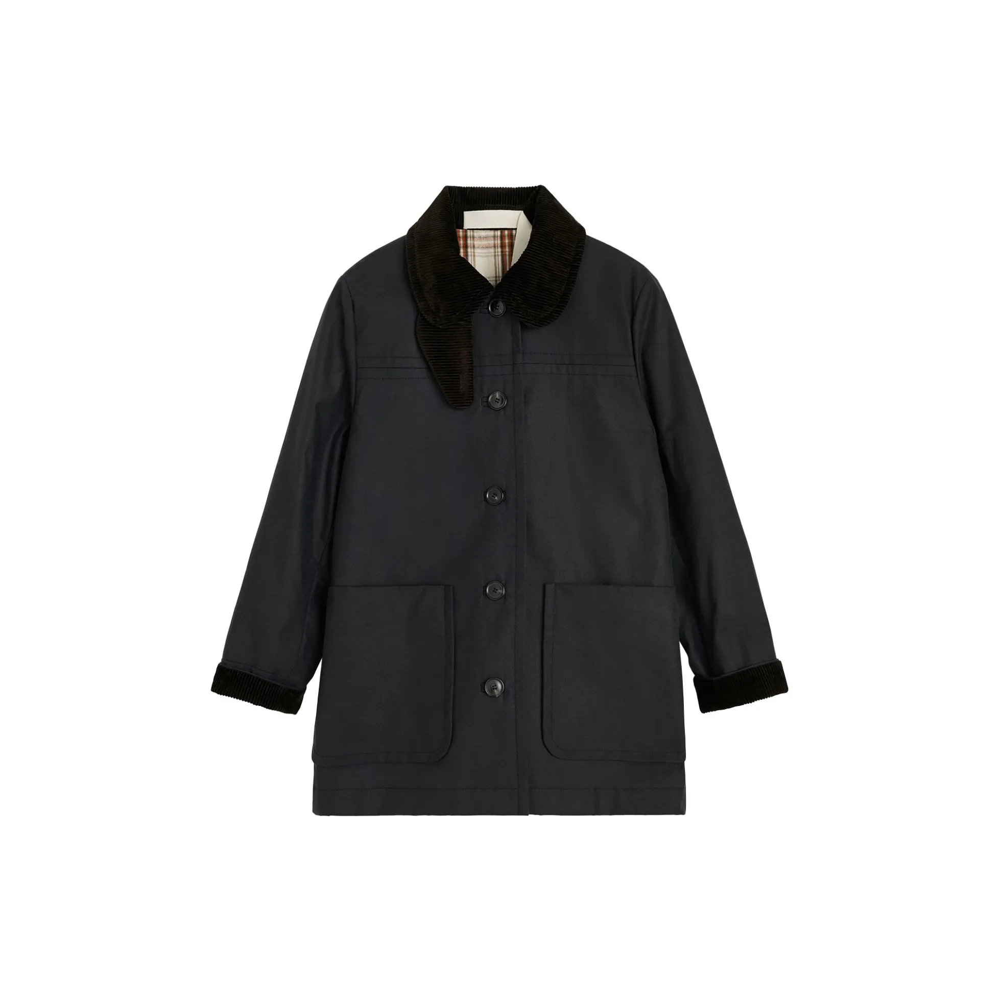 Jamie Jacket Ripstop Oilskin, antracite