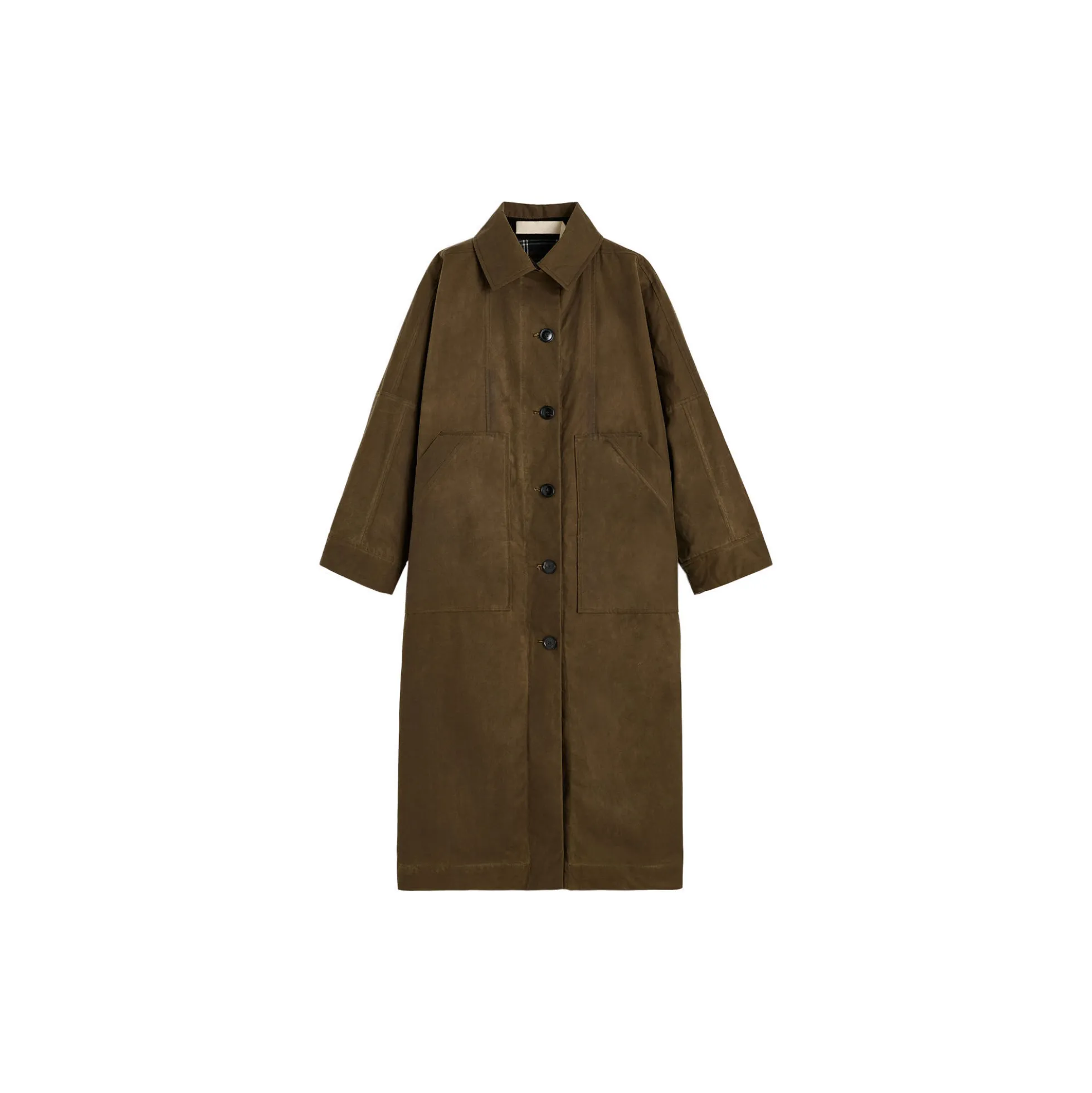 Jay Coat Oilskin, bark